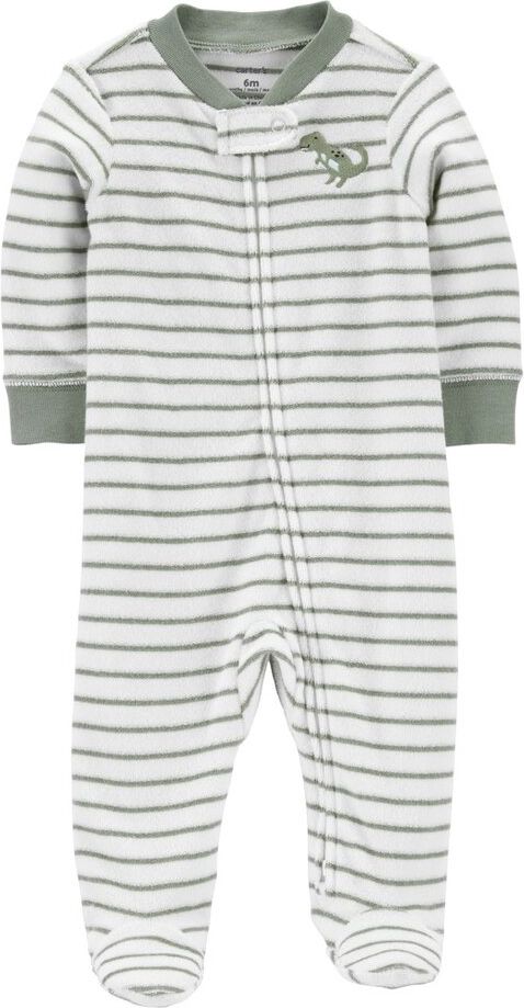 CARTER'S Overal na zip Sleep&Play Stripe Dino chlapec 6m - obrázek 1