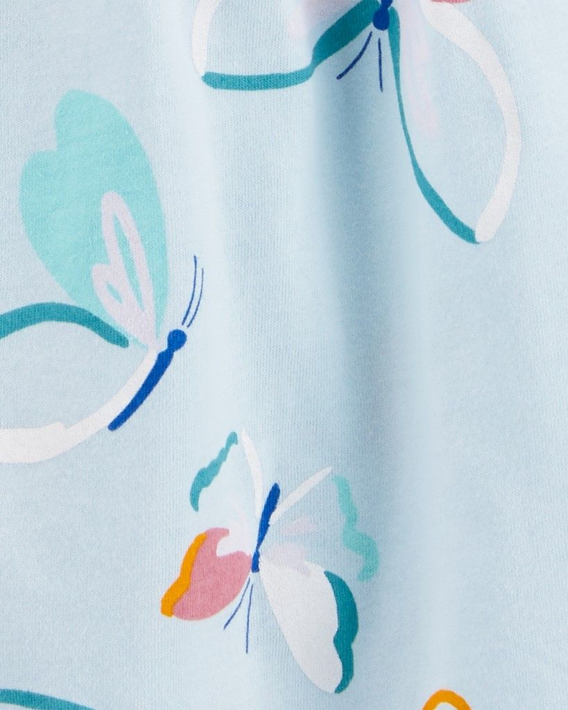 CARTER'S Šaty Blue Butterfly holka NB/vel. 56 - obrázek 4