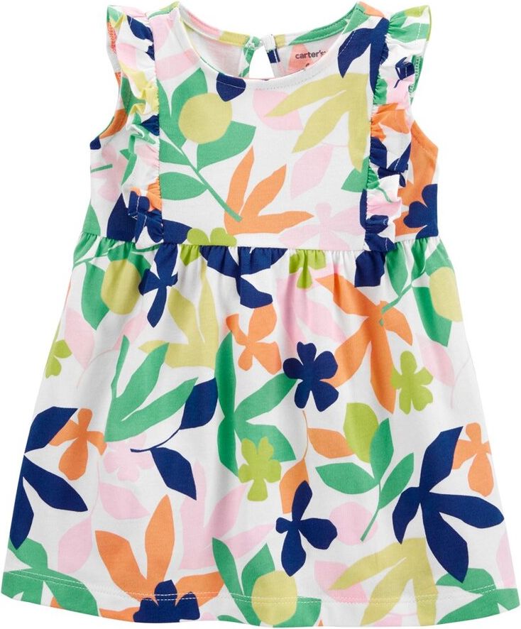 CARTER'S Šaty Multicolor Floral dívka 3m - obrázek 1