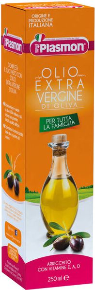PLASMON Olej olivový extra panenský obohacen o vitamin E, A, D 250ml - obrázek 1