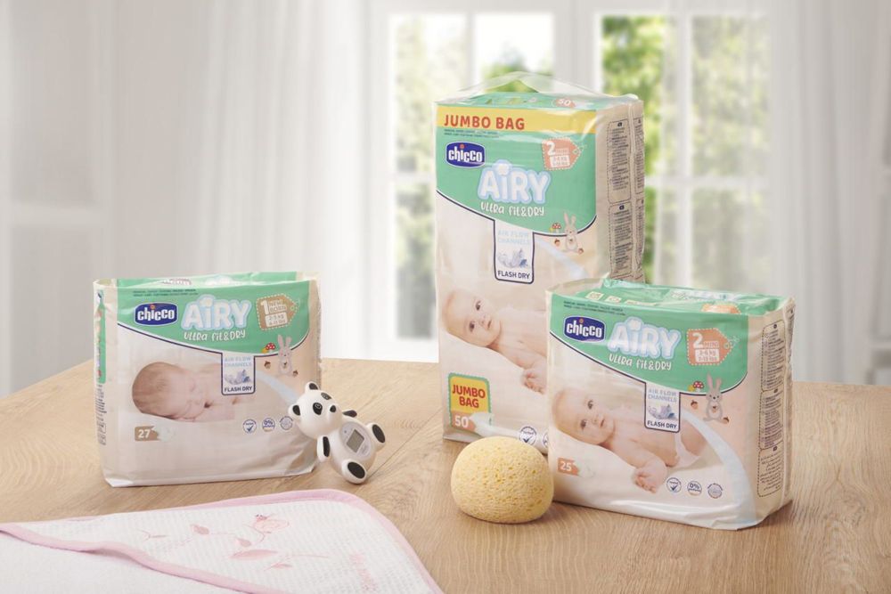 CHICCO Airy 1 Newborn 2-5 kg 27 ks - obrázek 5