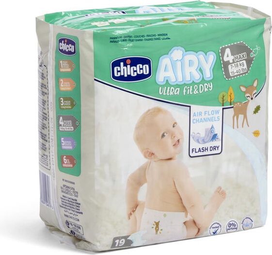 CHICCO Airy 4 Maxi 7-18 kg 19 ks - obrázek 1
