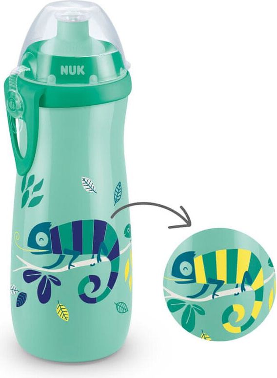 NUK FC Láhev Sports cup Chameleon 450 ml, Box - kluk - obrázek 1