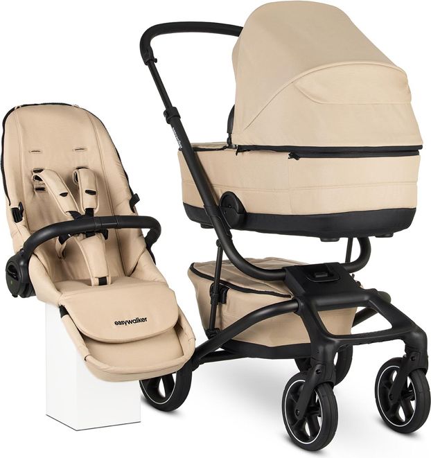 EASYWALKER SET XXL kočárek kombinovaný Jimmey Sand Taupe s příslušenstvím - obrázek 2