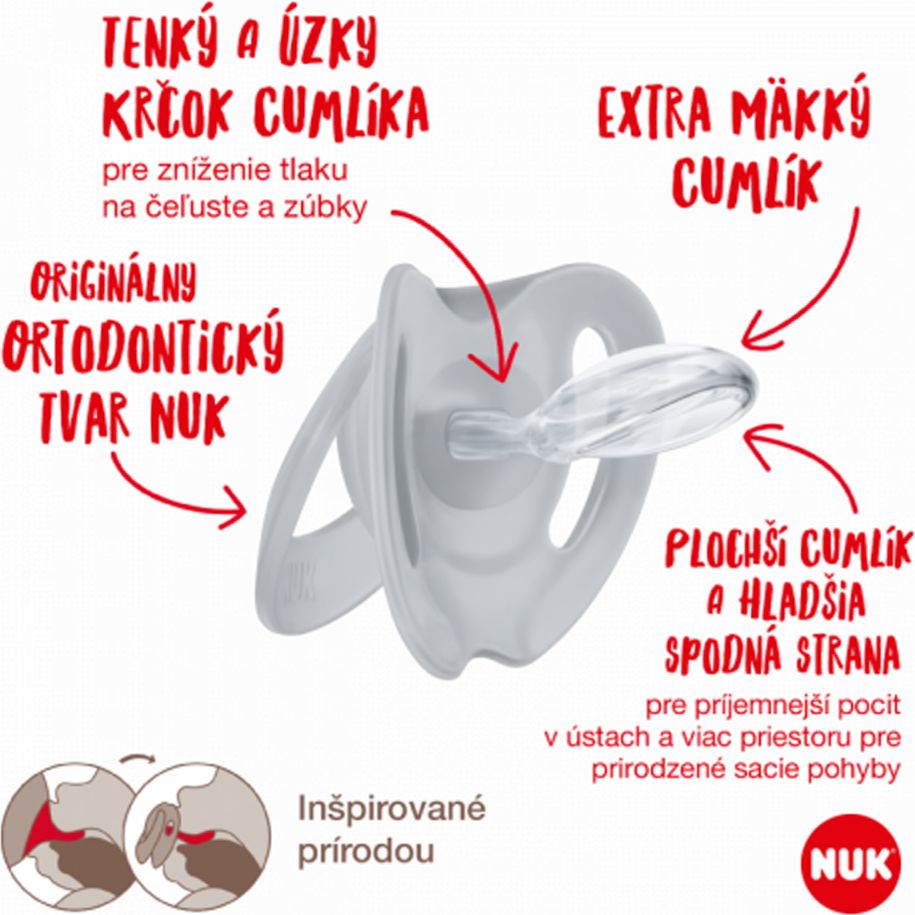 NUK Dudlík Star Den & Noc, SI,V1 (0-6m.) 2 ks box kluk - obrázek 4
