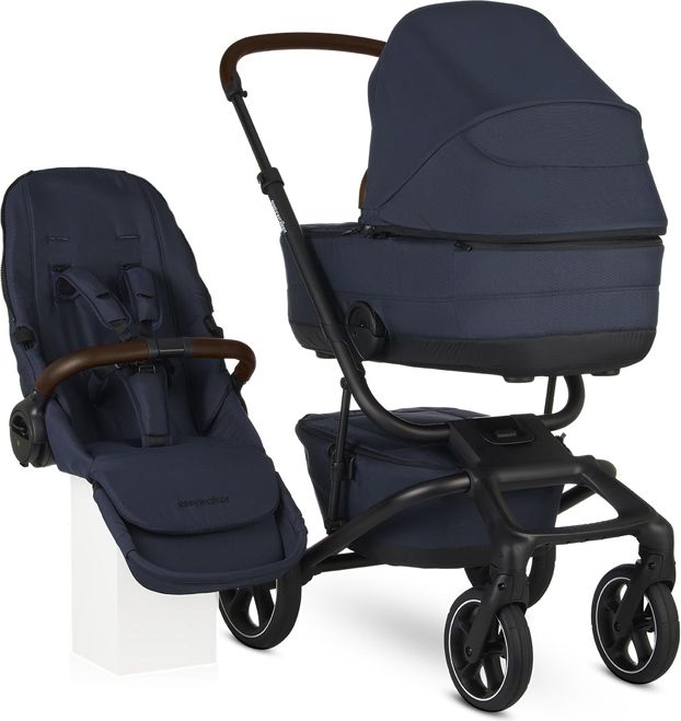 EASYWALKER SET XXL kočárek kombinovaný Jimmey Indigo Blue s příslušenstvím - obrázek 2