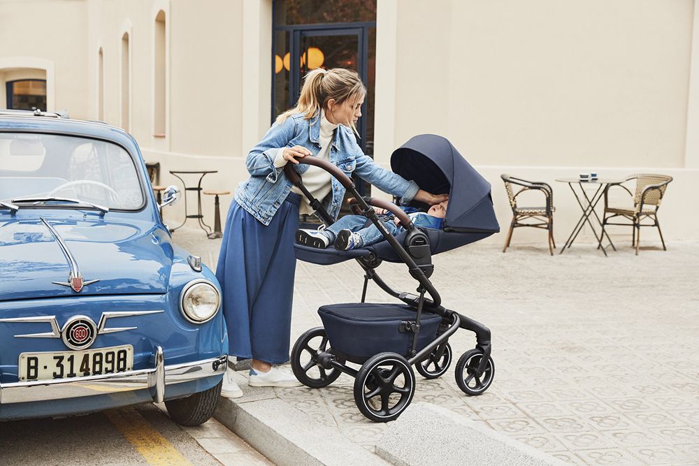 EASYWALKER SET XXL kočárek kombinovaný Jimmey Indigo Blue s příslušenstvím - obrázek 47