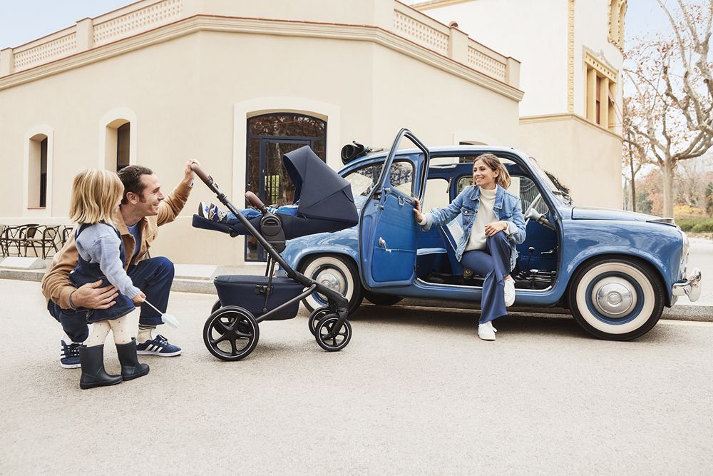 EASYWALKER SET XXL kočárek kombinovaný Jimmey Indigo Blue s příslušenstvím - obrázek 48