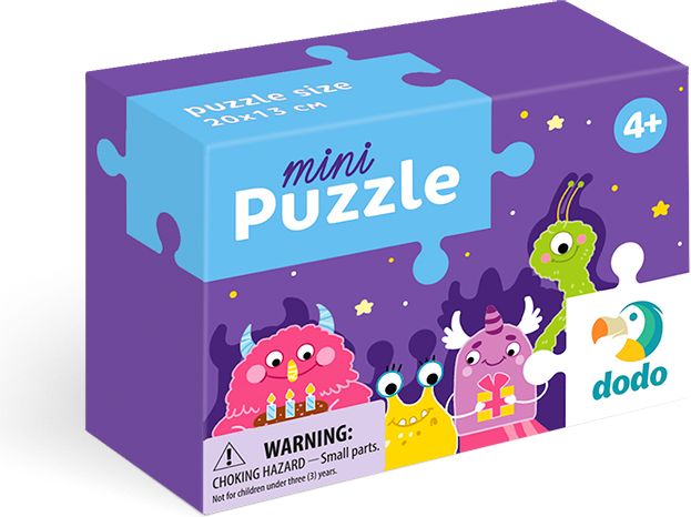 DODO Puzzle mini, sada 5 kusů 35 dílkových puzzlí - obrázek 9