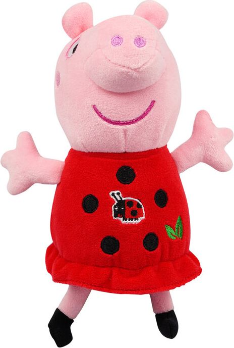 PEPPA Pig ECO plyšová Peppa 20cm šaty beruška 0+ - obrázek 1