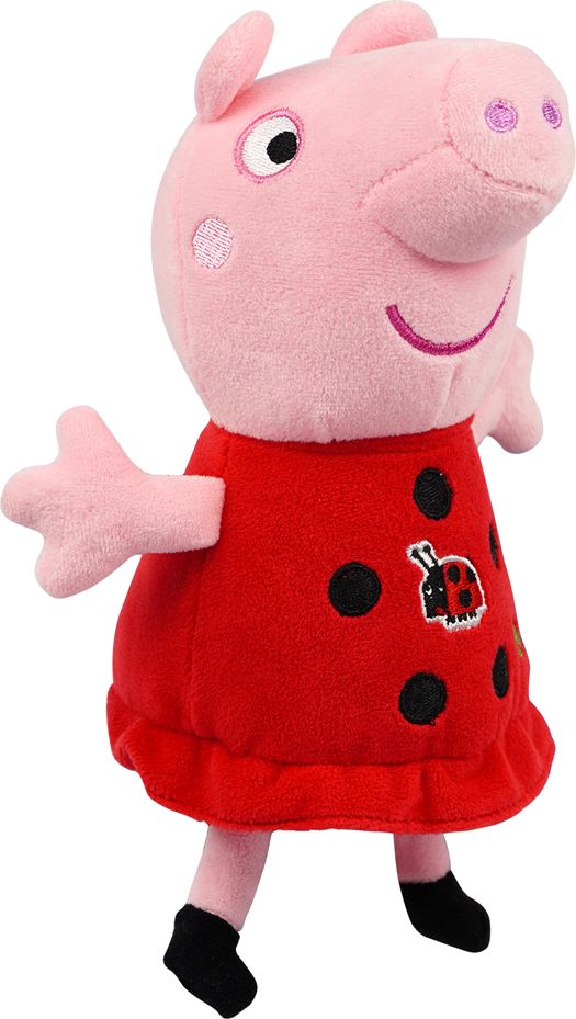 PEPPA Pig ECO plyšová Peppa 20cm šaty beruška 0+ - obrázek 3