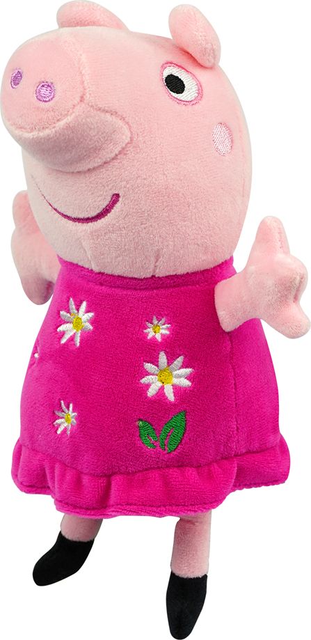 PEPPA Pig ECO plyšová Peppa 20cm kytičkové šaty 0+ - obrázek 3