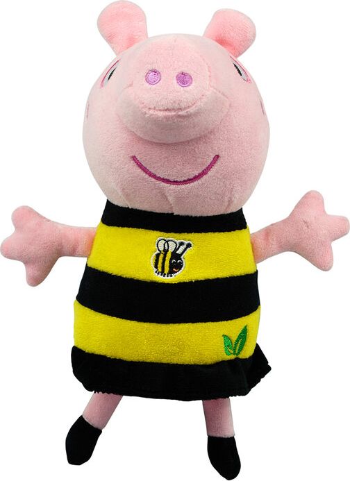 PEPPA Pig ECO plyšová Peppa 20cm včelkové šaty 0+ - obrázek 1