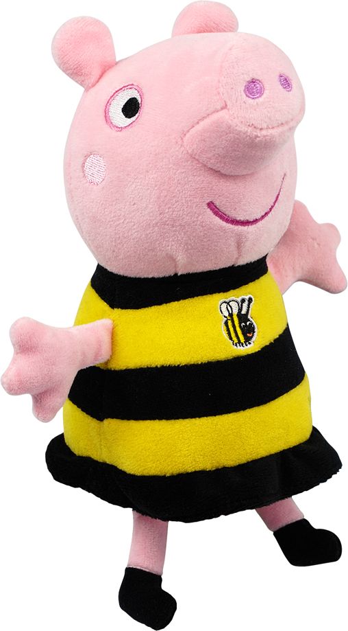 PEPPA Pig ECO plyšová Peppa 20cm včelkové šaty 0+ - obrázek 2