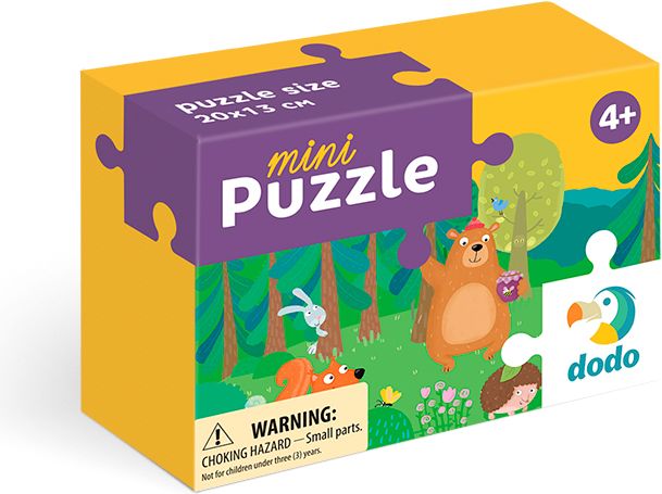 DODO Puzzle mini, sada 5 kusů 35 dílkových puzzlí - obrázek 3