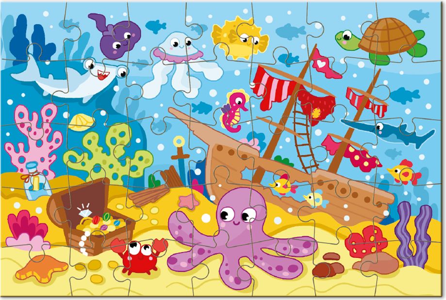 DODO Puzzle mini, sada 5 kusů 35 dílkových puzzlí - obrázek 9