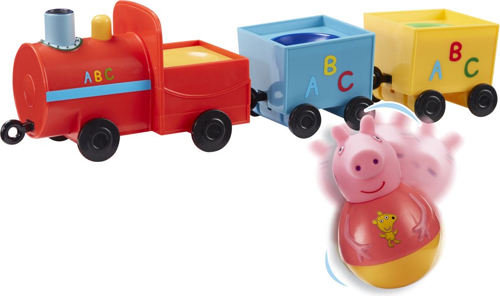 PEPPA Pig WEEBLES - Roly Poly figurky a vláček - obrázek 2