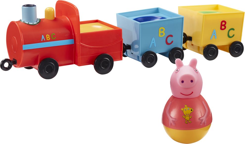 PEPPA Pig WEEBLES - Roly Poly figurky a vláček - obrázek 3