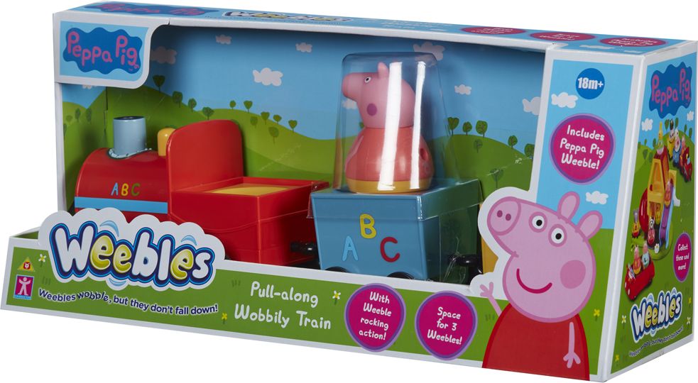 PEPPA Pig WEEBLES - Roly Poly figurky a vláček - obrázek 5