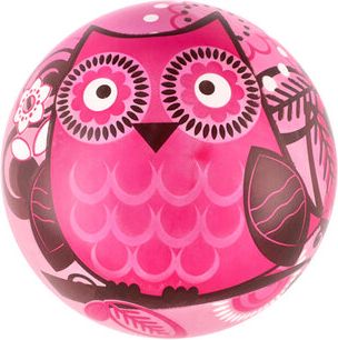 TEDDIES Míč nafouknutý sova vinyl průměr 22 cm - obrázek 1