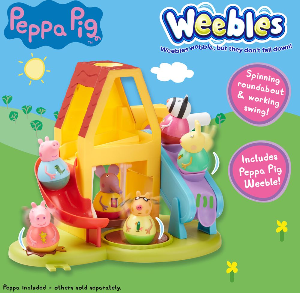 PEPPA Pig WEEBLES - Roly Poly figurky a hřiště - obrázek 6