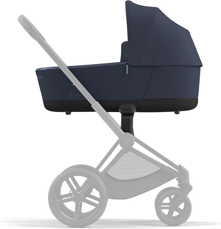 CYBEX Kočárek Priam 4.0 Chrome Brown, seat pack, lux carry cot Nautical Blue - obrázek 11