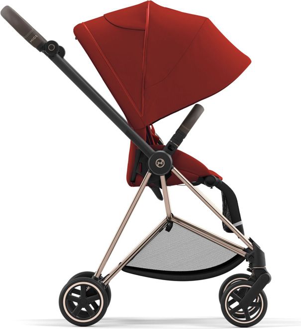 CYBEX Kočárek Mios 3.0 Chrome Brown, seat pack, lux carry cot Autumn Gold - obrázek 6