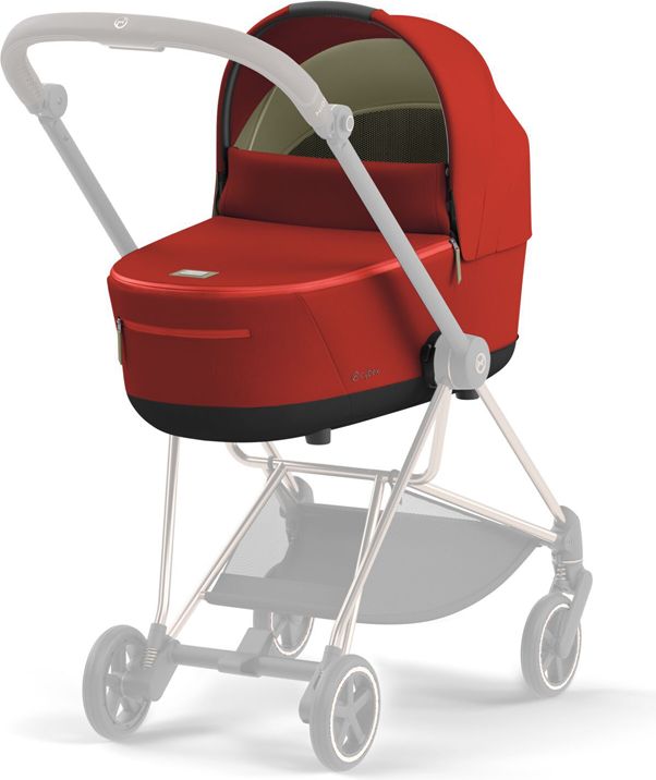 CYBEX Kočárek Mios 3.0 Chrome Brown, seat pack, lux carry cot Autumn Gold - obrázek 16