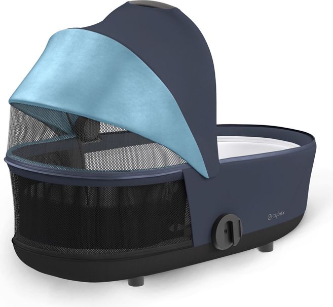 CYBEX Kočárek Mios 3.0 Chrome Brown, seat pack, lux carry cot Nautical Blue - obrázek 5