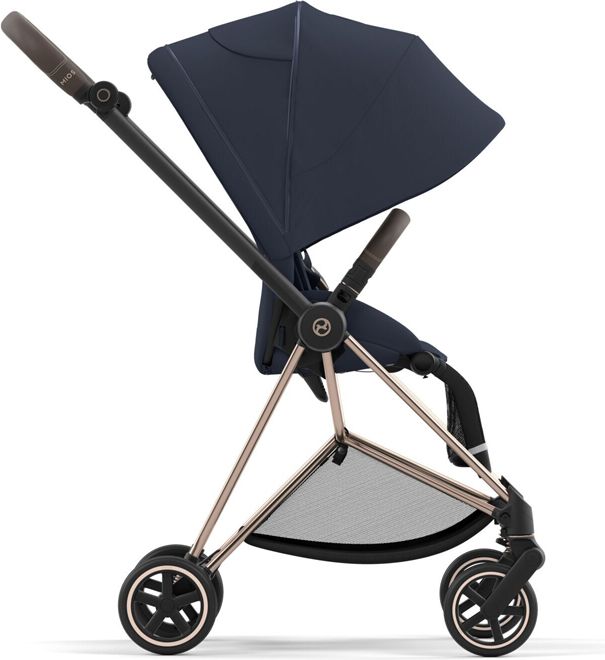 CYBEX Kočárek Mios 3.0 Chrome Brown, seat pack, lux carry cot Nautical Blue - obrázek 13