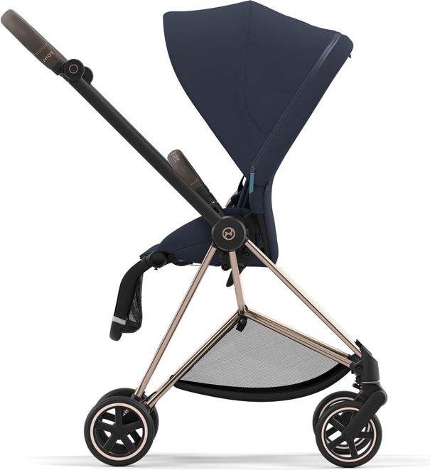 CYBEX Kočárek Mios 3.0 Chrome Brown, seat pack, lux carry cot Nautical Blue - obrázek 14