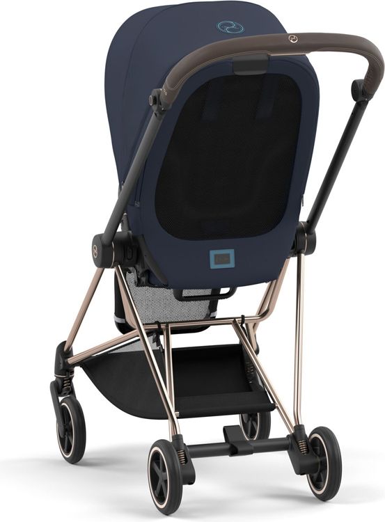 CYBEX Kočárek Mios 3.0 Chrome Brown, seat pack, lux carry cot Nautical Blue - obrázek 15