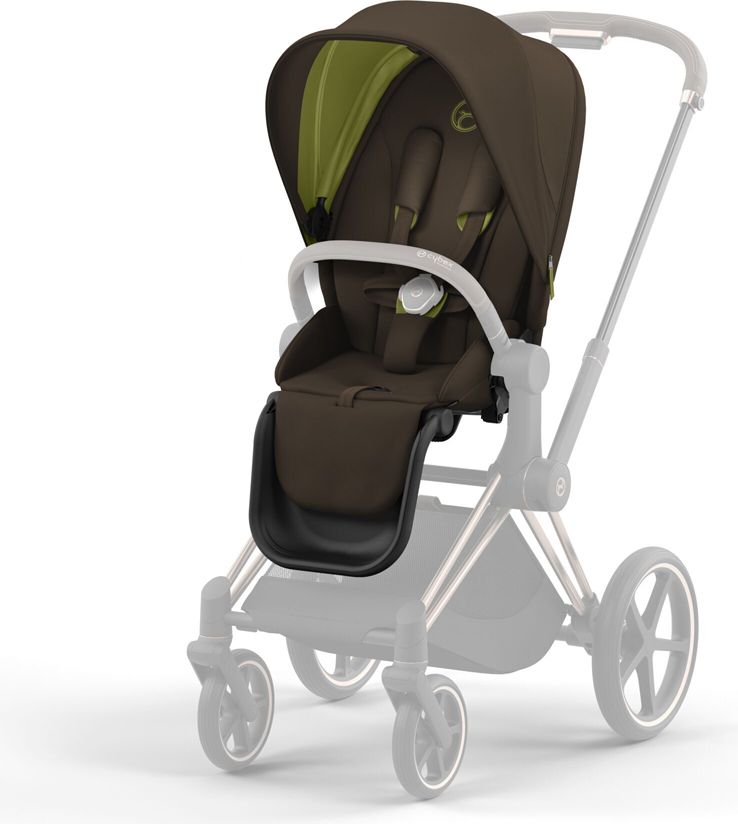 CYBEX Kočárek Priam 4.0 Rosegold, seat pack, lux carry cot Khaki Green - obrázek 2