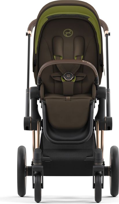 CYBEX Kočárek Priam 4.0 Rosegold, seat pack, lux carry cot Khaki Green - obrázek 3