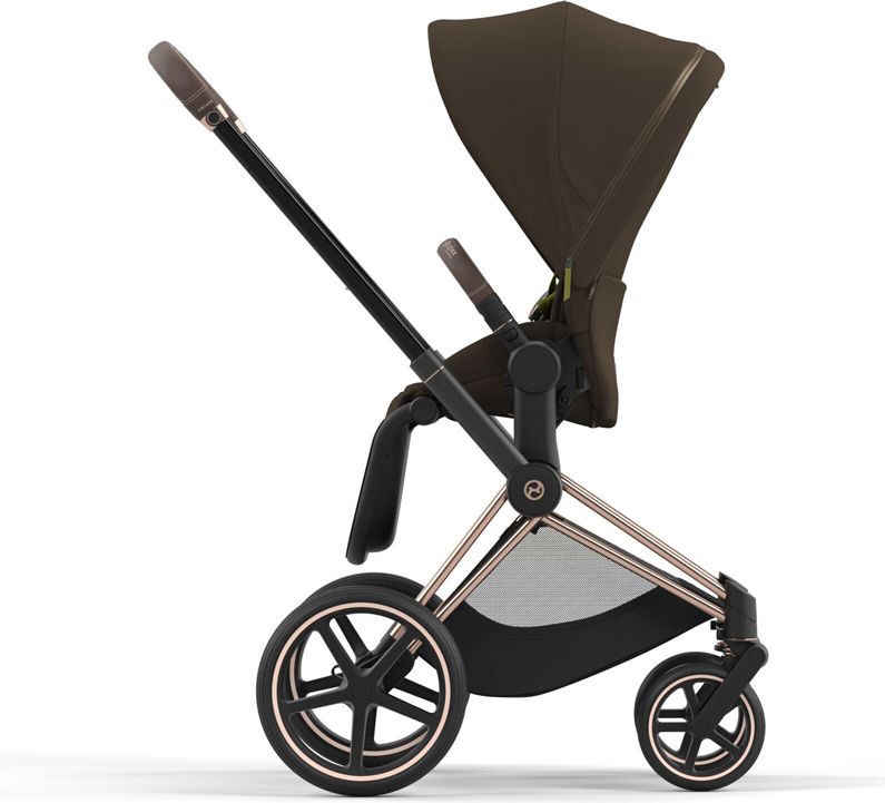 CYBEX Kočárek Priam 4.0 Rosegold, seat pack, lux carry cot Khaki Green - obrázek 6