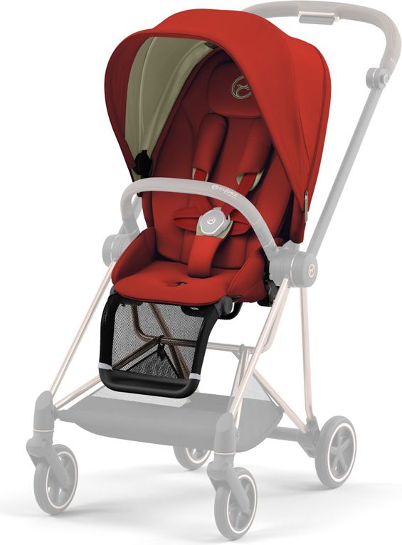 CYBEX Kočárek Mios 3.0 Chrome Black, seat pack, lux carry cot Autumn Gold - obrázek 2