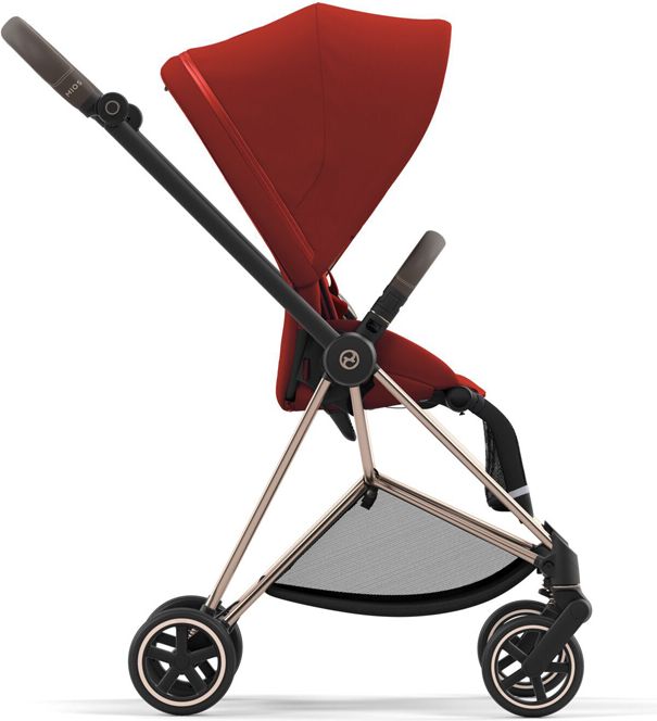 CYBEX Kočárek Mios 3.0 Chrome Black, seat pack, lux carry cot Autumn Gold - obrázek 5