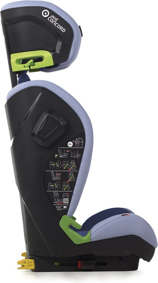 JANÉ Concord Autosedačka Iracer 100-150 cm Lazuli Blue - obrázek 6