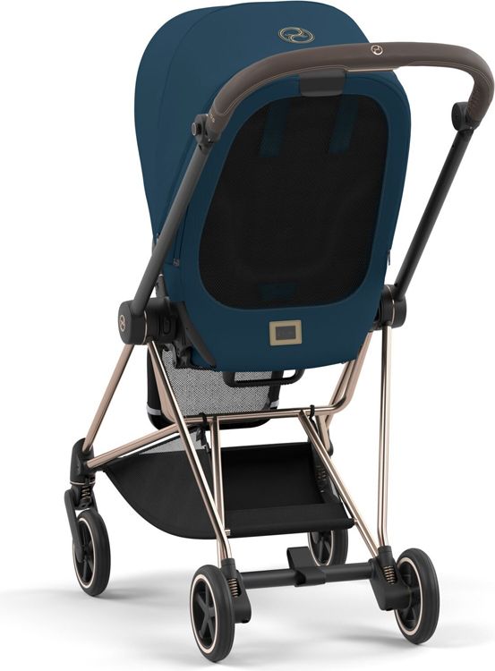 CYBEX Kočárek Mios 3.0 Chrome Black, seat pack, lux carry cot Mountain Blue - obrázek 8