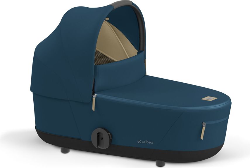 CYBEX Kočárek Mios 3.0 Chrome Black, seat pack, lux carry cot Mountain Blue - obrázek 11