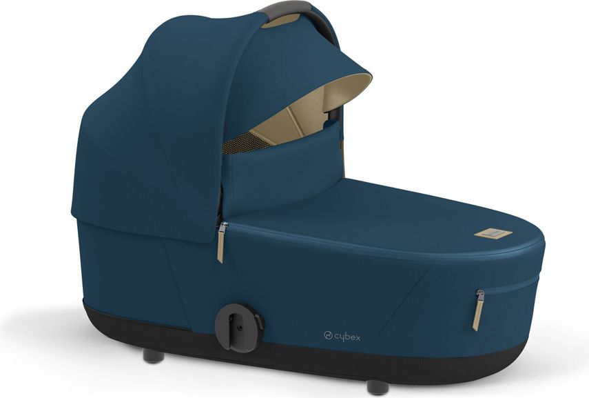 CYBEX Kočárek Mios 3.0 Chrome Black, seat pack, lux carry cot Mountain Blue - obrázek 13