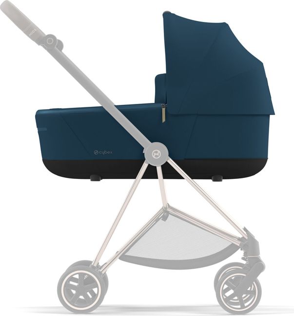 CYBEX Kočárek Mios 3.0 Chrome Black, seat pack, lux carry cot Mountain Blue - obrázek 17