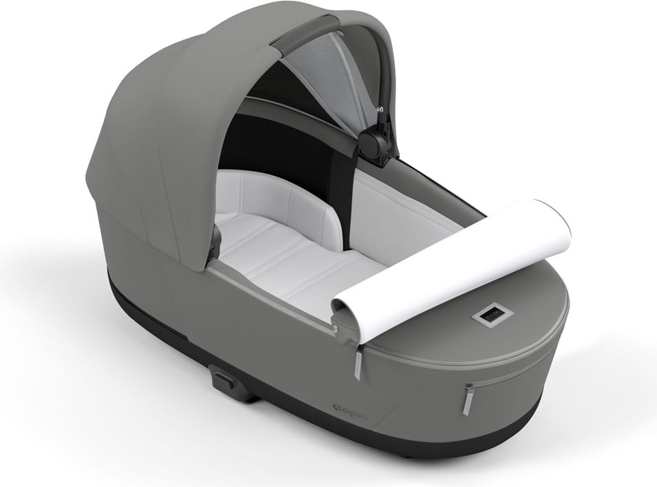 CYBEX Kočárek Priam 4.0 Chrome Brown, seat pack, lux carry cot Soho Grey - obrázek 11