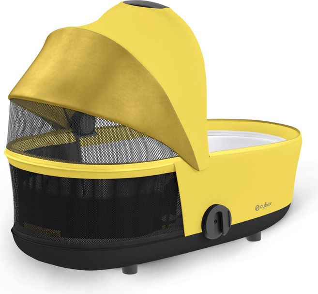 CYBEX Kočárek Mios 3.0 Chrome Black, seat pack, lux carry cot Mustard Yellow - obrázek 15