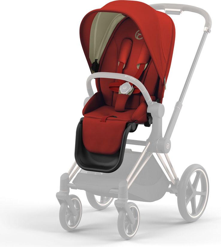 CYBEX Kočárek Priam 4.0 Chrome Brown, seat pack, lux carry cot Autumn Gold - obrázek 2