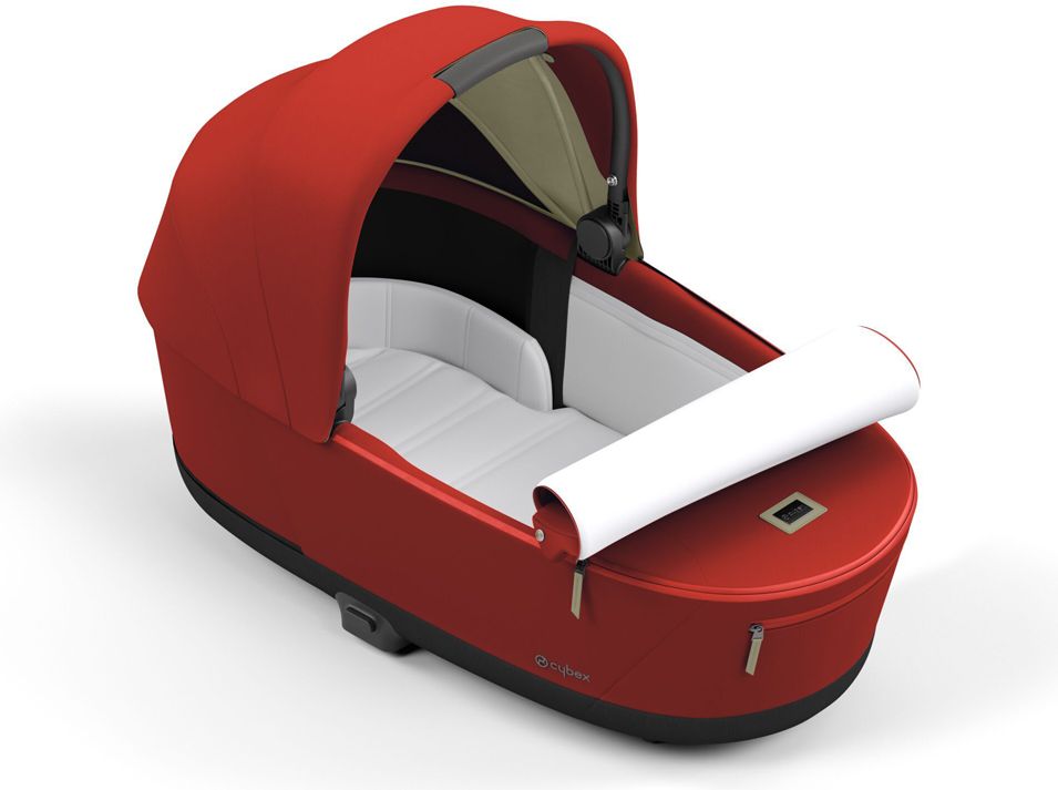 CYBEX Kočárek Priam 4.0 Chrome Brown, seat pack, lux carry cot Autumn Gold - obrázek 11