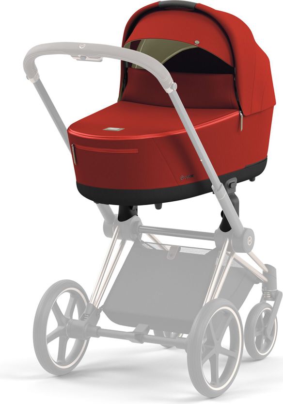 CYBEX Kočárek Priam 4.0 Chrome Brown, seat pack, lux carry cot Autumn Gold - obrázek 16