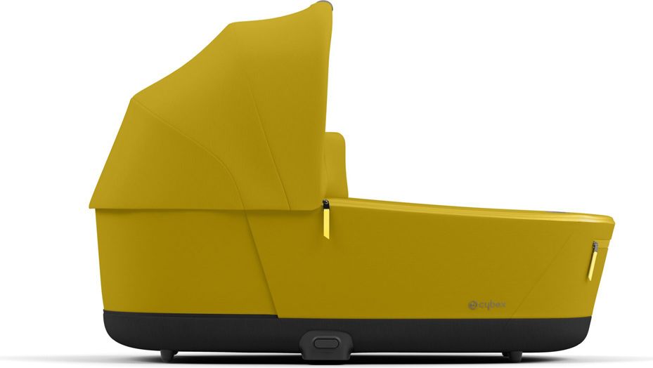 CYBEX Kočárek Priam 4.0 Chrome Black, seat pack, lux carry cot Mustard Yellow - obrázek 13