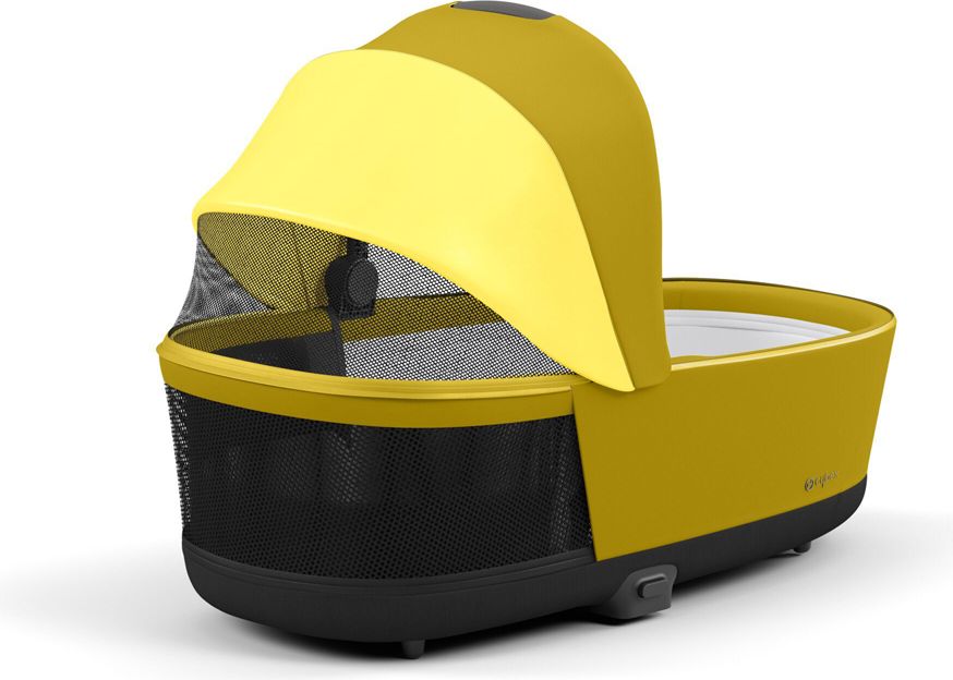 CYBEX Kočárek Priam 4.0 Chrome Brown, seat pack, lux carry cot Mustard Yellow - obrázek 14