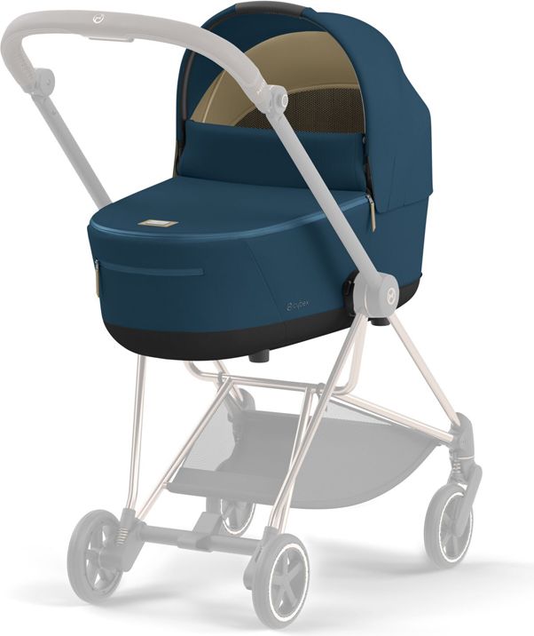CYBEX Kočárek Mios 3.0 Chrome Brown, seat pack, lux carry cot Mountain Blue - obrázek 16